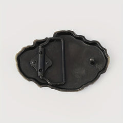 Vintage Fish Bone Belt Buckle For Men Women Western Cowboy Cowgirl