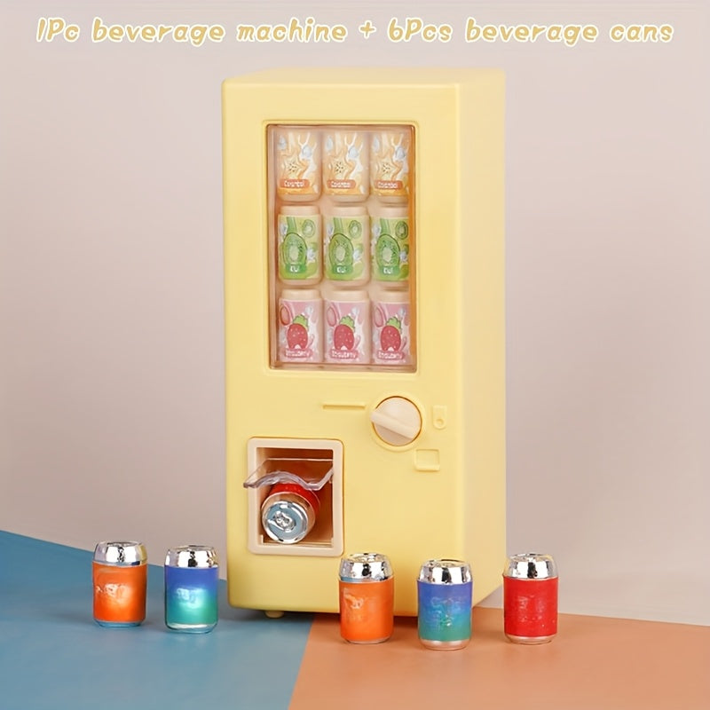 Mini Drink Machine with 6 Easy Open Beverages