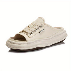 Women's Open Toe Canvas Slippers Soft Bottom Outdoor Sports Slippers