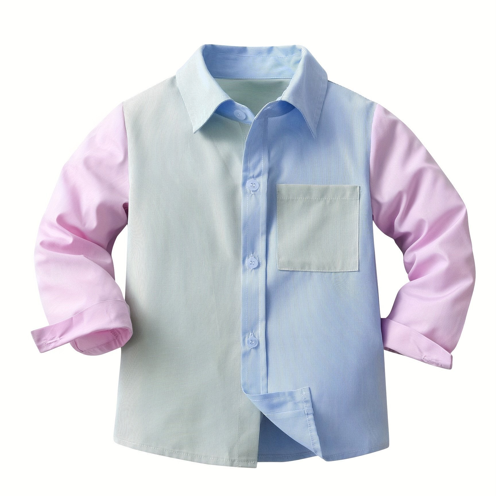 Toddler Boys Long Sleeve Button Down Shirt