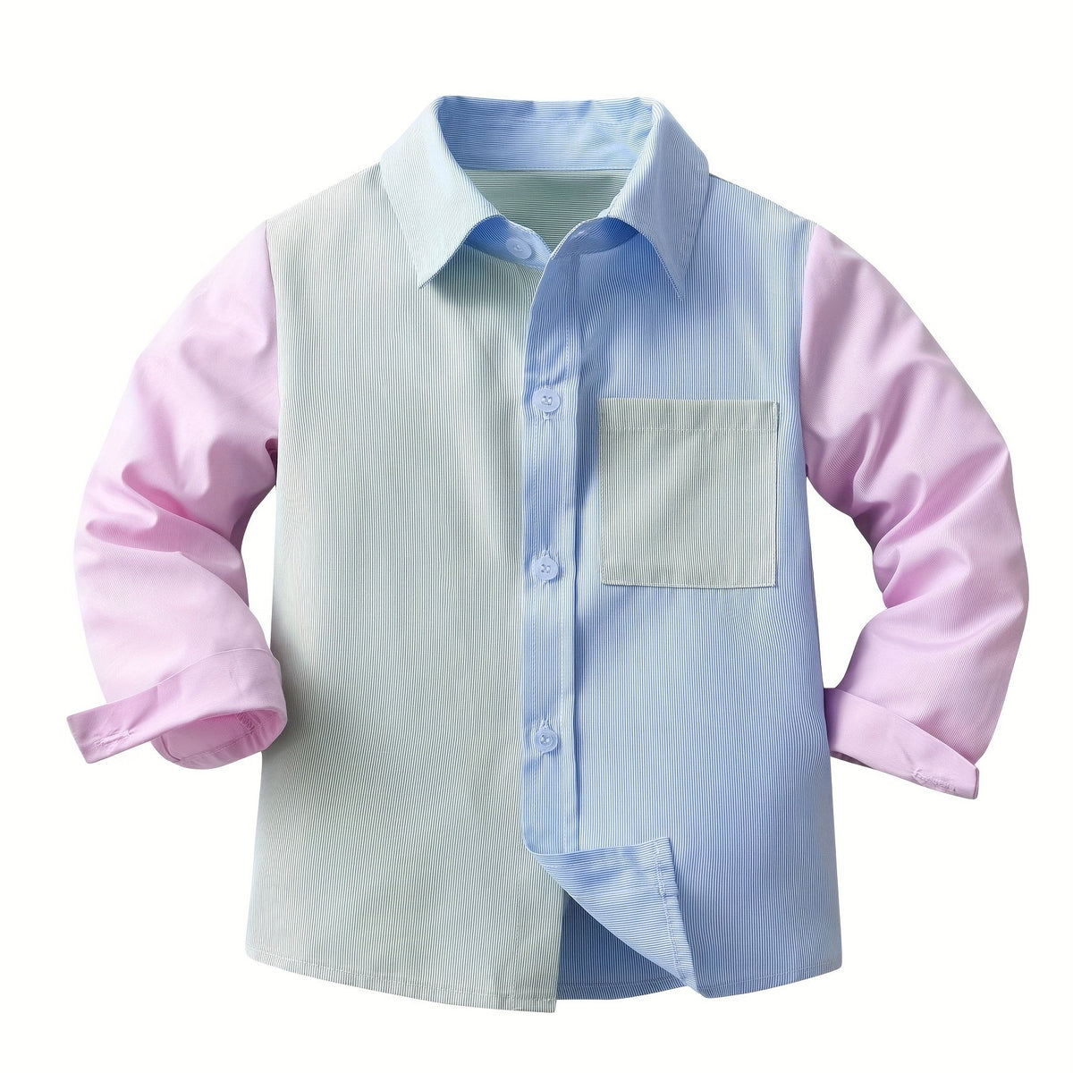 Toddler Boys Long Sleeve Button Down Shirt