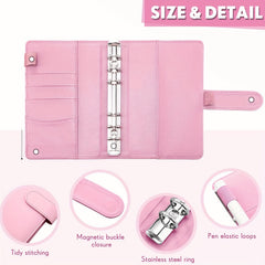 Budget Binder with Zipper Envelopes & Expense Budget Sheets Money Organizer
