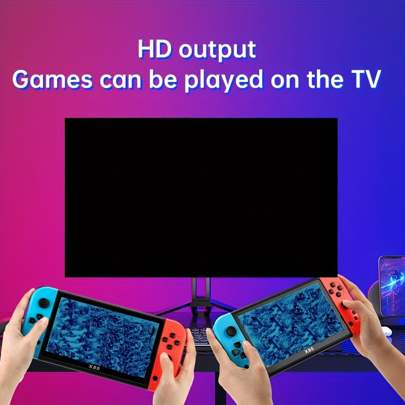 X80 Game Console 17.78 Cm 16GB Retro Portable Handheld Game Console