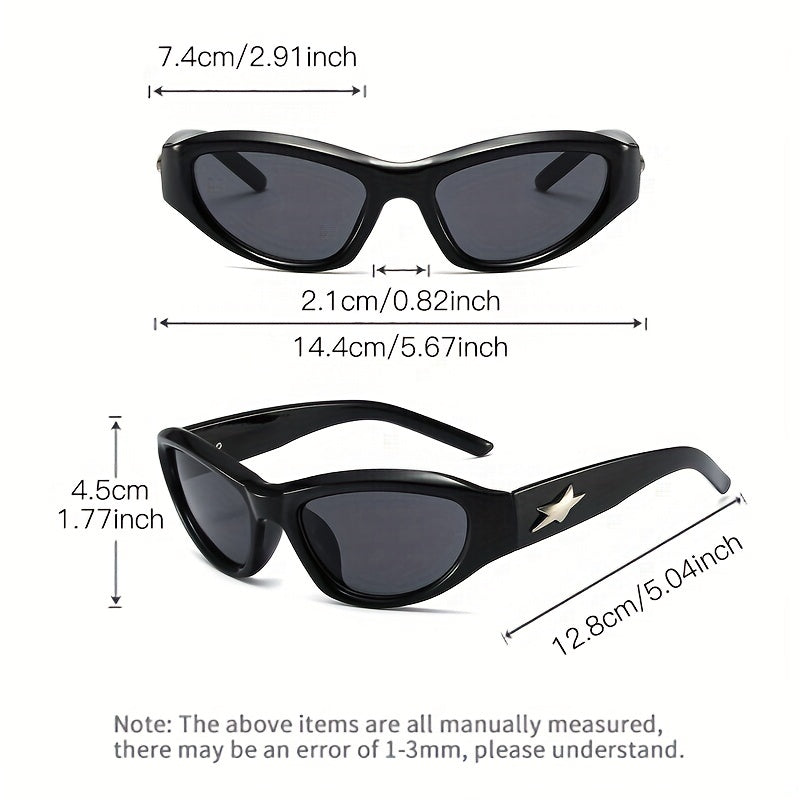 Y2K Wrap Sunglasses Men Women UV400