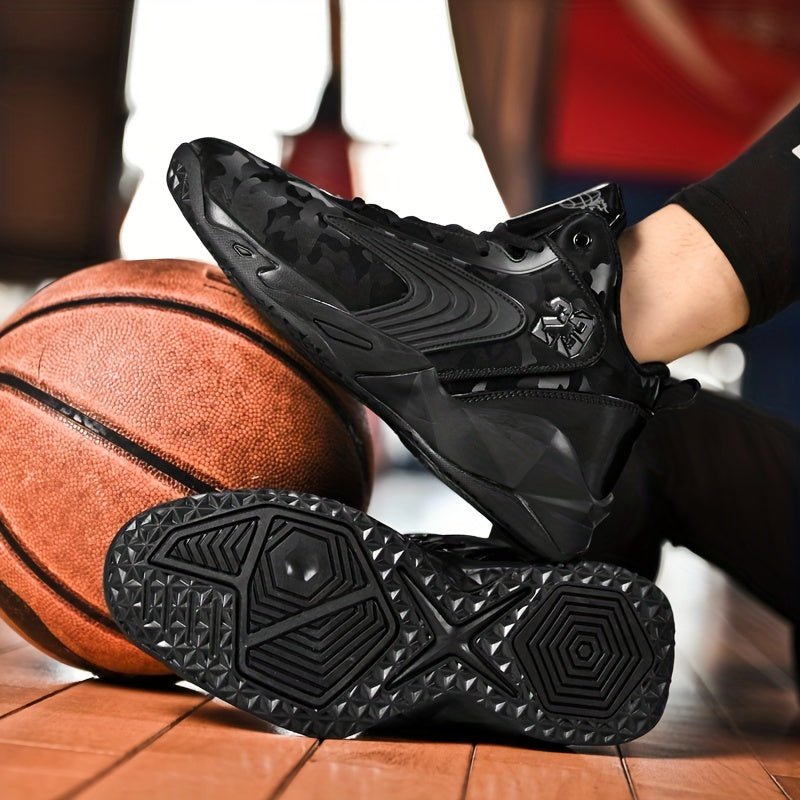 Men's Lace Up Basketball Sneakers - Assorted Colors