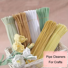 201pcs Pipe Cleaners Craft Kit Video Tutorial Chenille Stems