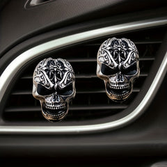 Skull Car Air Freshener Aromatherapy Clip Deodorant