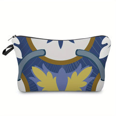 Vintage Floral Cosmetic Bag Women Multifunctional Makeup Travel Toiletry Bag