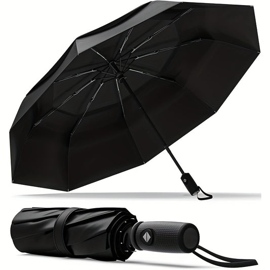 Portable Mini Umbrella 10 Ribs Double layer Windproof Sun Protection Umbrella