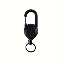 Retractable Wire Rope Keychain Outdoor Fishing Anti-lost Buckle