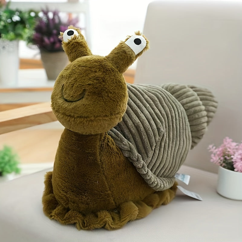 Cute Snail Plush Toy 27 Soft Doll for Halloween & Christmas