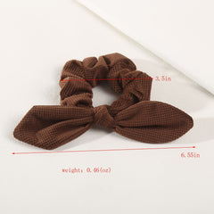3PCS Waffle Knotted Rabbit Ears Headband Hair Accessories