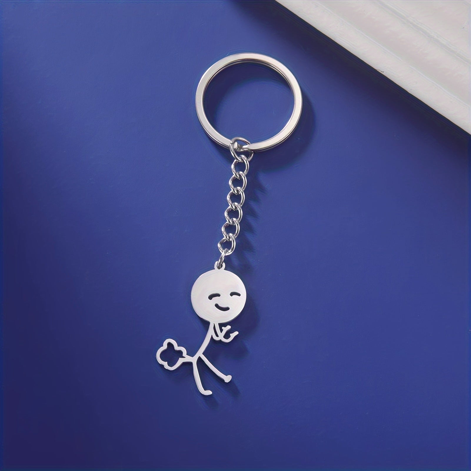 Funny Pendant Keychain Decoration for Car Keys Backpacks Wallets