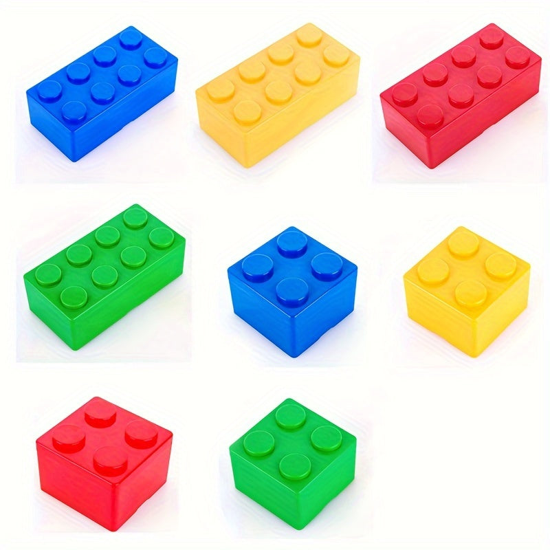 Building Block Shape Storage Box Stackable Desktop Stationery Storage Box
