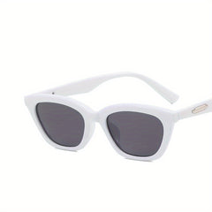 Men's Small Frame Cat Eye Sunglasses Vintage Anti UV Sun Glasses