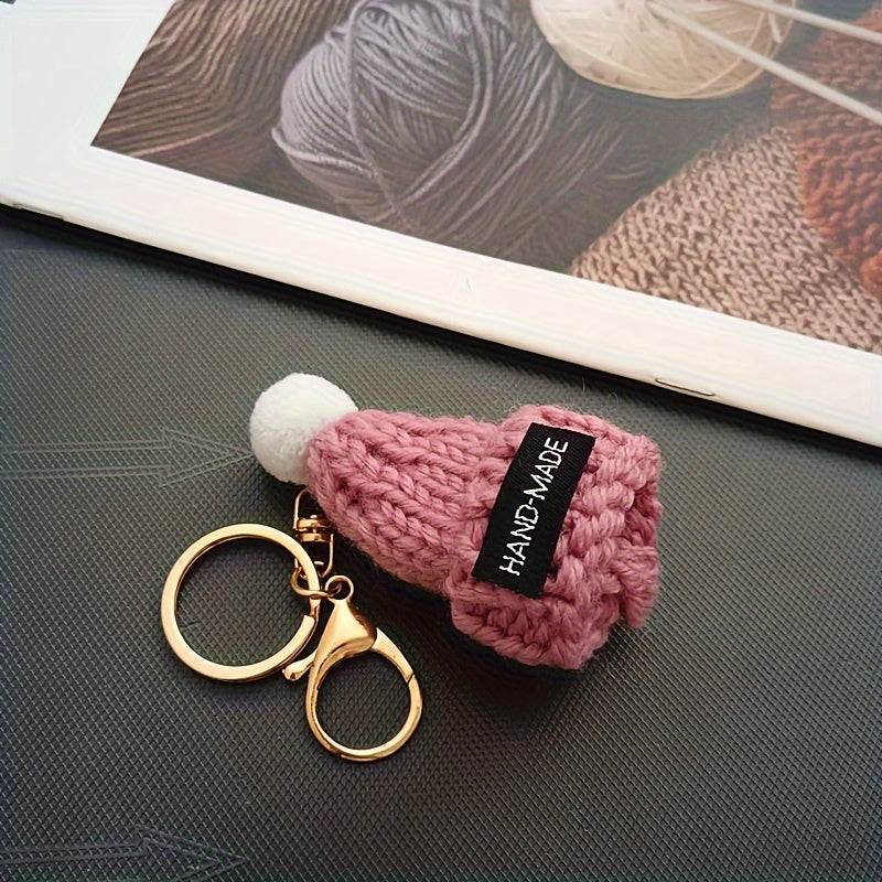 Woolen Hat Key Chain Pendant Women's Bag Jewelry Charm