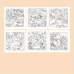 Cat Life Coloring Book: Cat Illustrations for Relaxation
