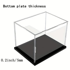 Acrylic Display Case 4x4x4 Inch for Collectibles Action Figures & Toys