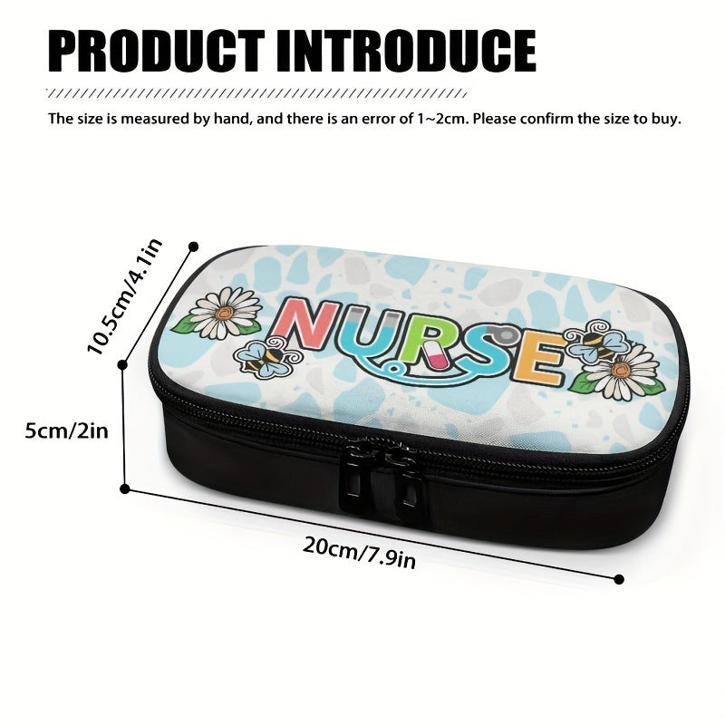 Insulin Cooler Bag Nurse Pattern Large Capacity Portable & Insulated