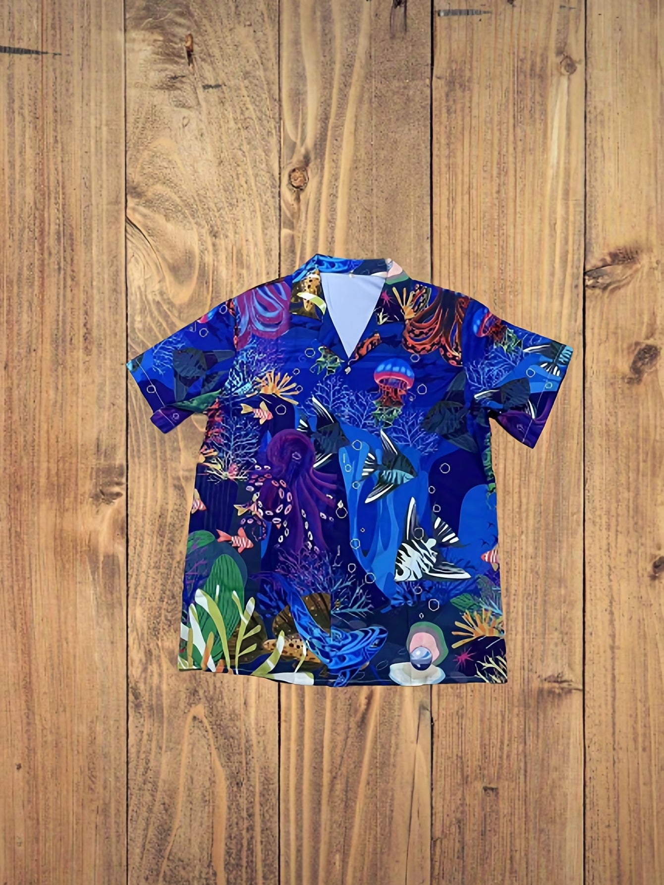 3D Print Men's Revere Collar Shirt