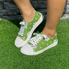 Women's Floral Pattern Comfortable Lightweight Walking Shoes