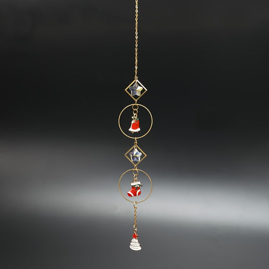 Christmas Crystal Hanging Decoration Artificial Crystal Decor
