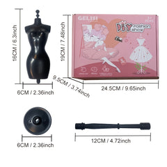 No Sew Paste Art Craft Kit for Girls - Birthday, Halloween Gift
