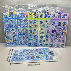 Stitch Novelty Stickers - Cute Cartoon Characters - Student Prizes