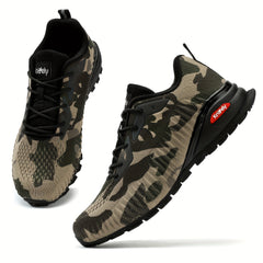 Men's Knit Trail Running Shoes for Traveling Hiking