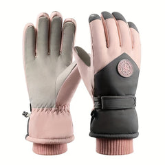 Waterproof Touch Screen Non slip Plus Velvet Windproof Warm Gloves