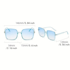 Large Square Sunglasses Women Retro Summer Outdoor UV400 Sun Shades