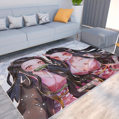 Anime Floor Mat Soft Area Rug for Living Room Bedroom Home Decor