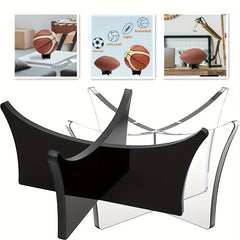 Acrylic Ball Rack For Basketball & Football Display