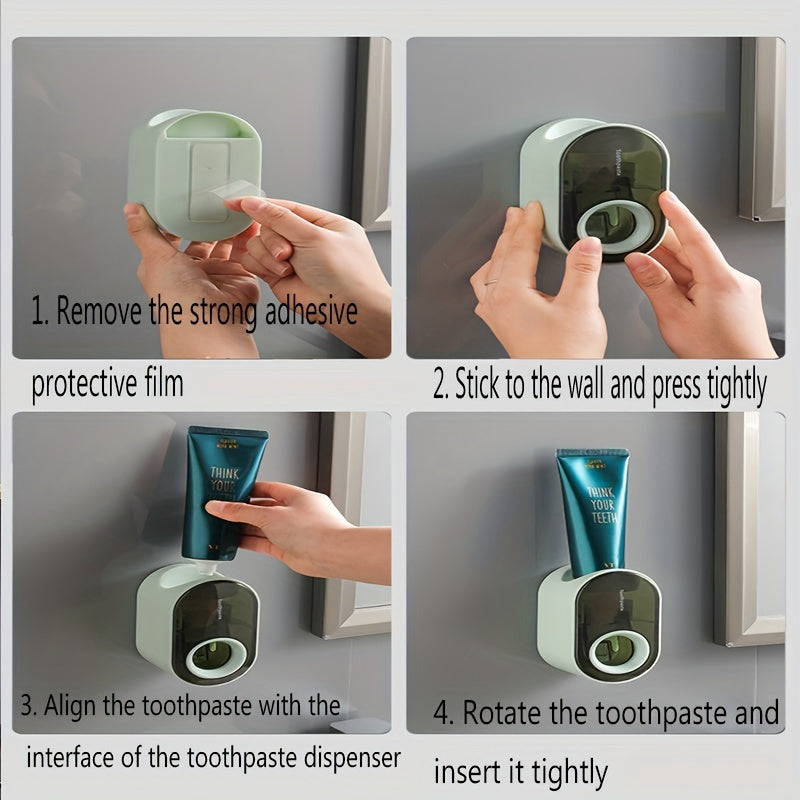 Automatic Toothpaste Squeezer Wall Mounted Punch Toothpaste Squeezer