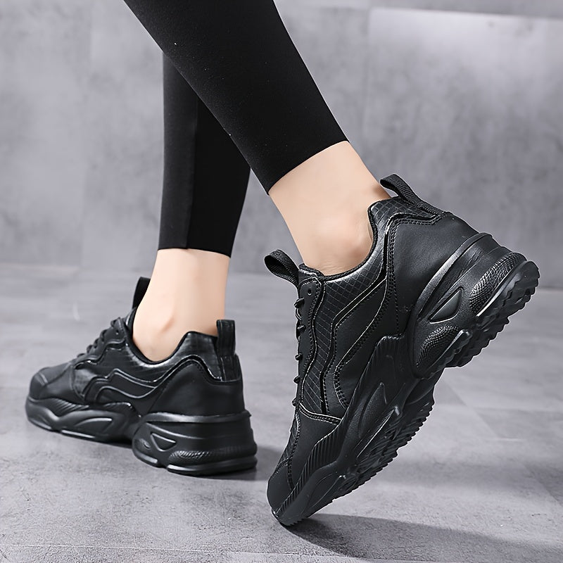 Women's Mesh Running Shoes Anti Slip Thick Sole Casual Sport Shoes