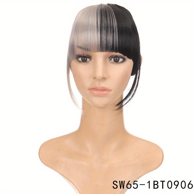 Synthetic Clip In Hair Extensions Natural Look