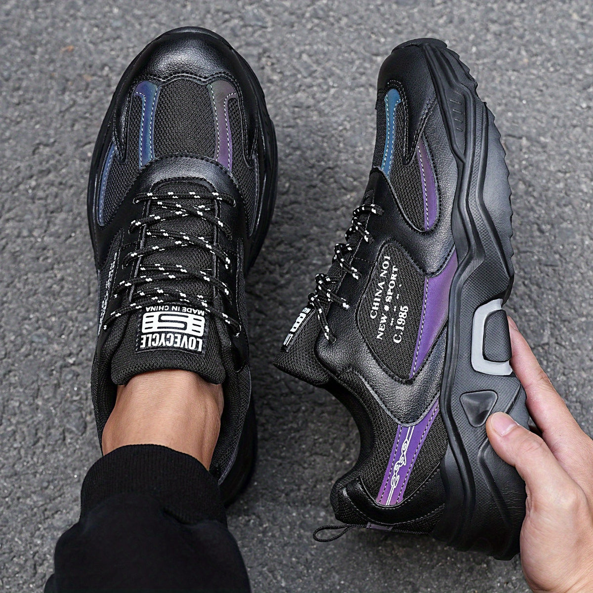 Men's Lightweight Athletic Shoes for Running Gym Sneakers