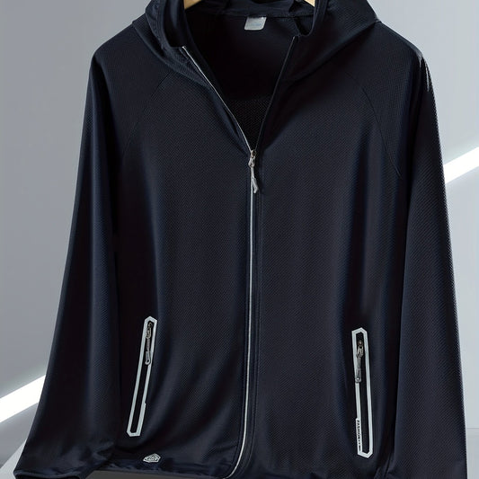 Men's Sun Protection Hooded Jacket for Outdoor Activities