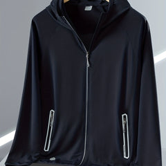 Men's Sun Protection Hooded Jacket for Outdoor Activities