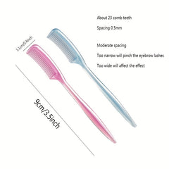 Eyelash Comb & Brush Set for Mascara Application