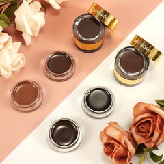 2-in-1 Gel Eyeliner & Eyebrow Cream, Waterproof, Long Lasting