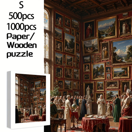 1000pc Art Gallery Puzzle Historic Renaissance Figures Vintage Art Project