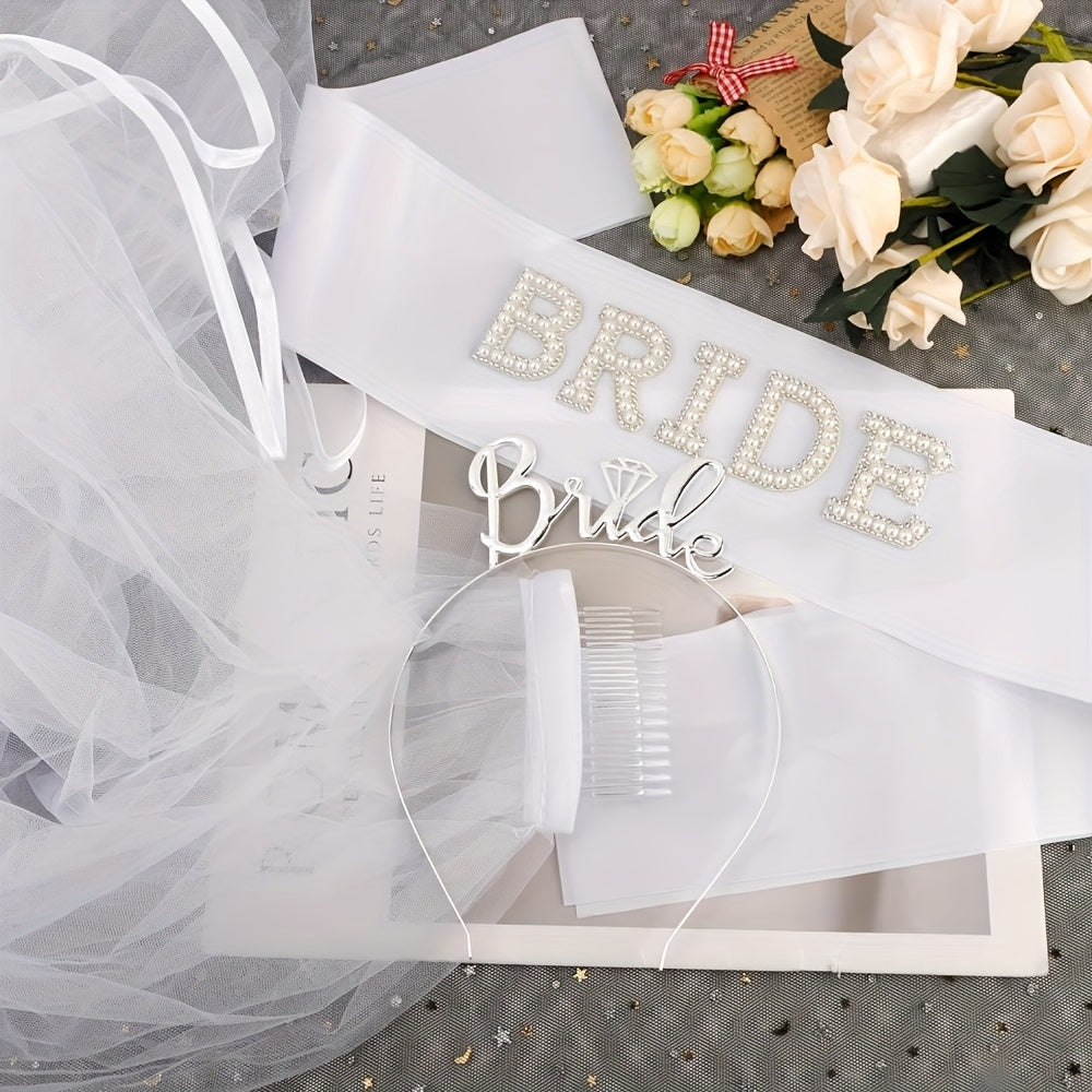 Bachelorette Hen Party Favors Bride to Be Sash Bridal Shower Decorations