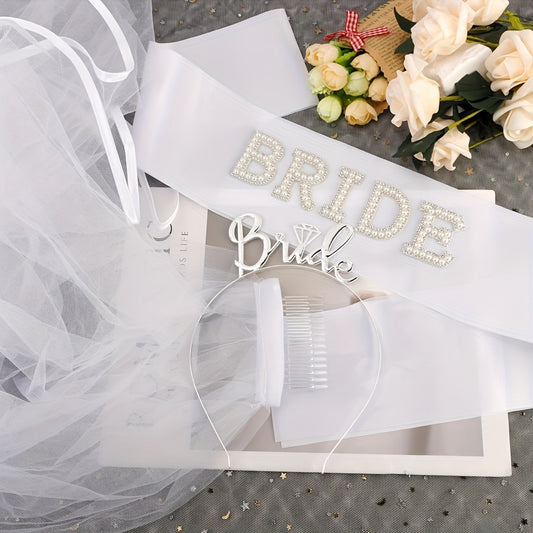 Bachelorette Hen Party Favors Bride to Be Sash Bridal Shower Decorations