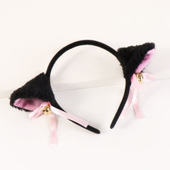 Cat Ears Bell Headband Girls Cosplay Lightweight Party Gift Hair Accessory