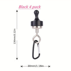4pc Magnetic Hooks for Camping and Canopy Tent - Outdoor Magnetic Suction Clips