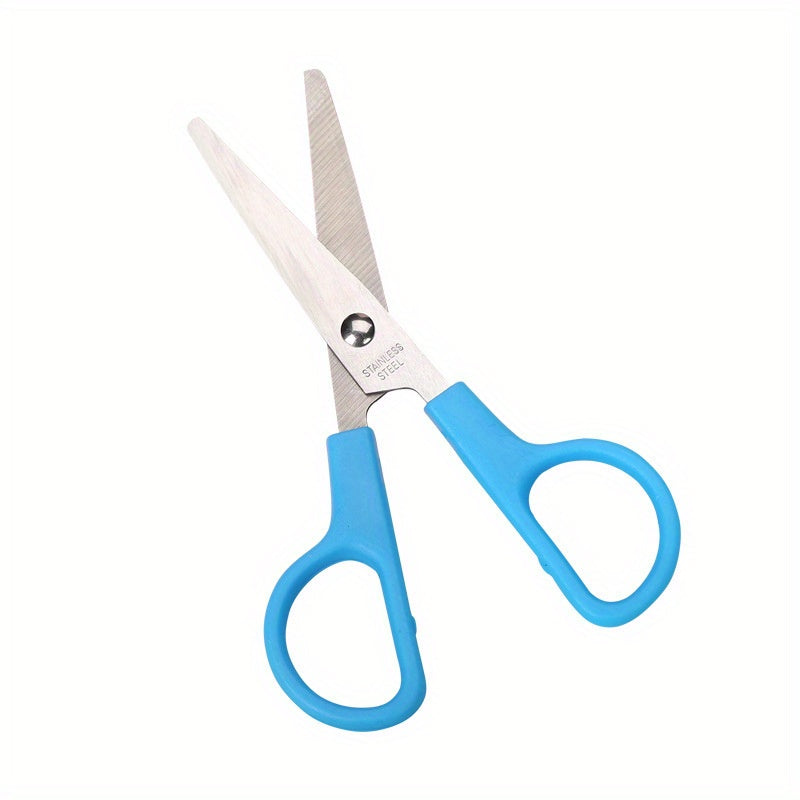 Stainless Steel Small Scissors with Safety Cover for Students and Babies