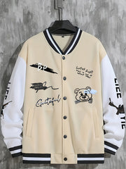 Men's Soft shell Botton Up Jacket With Pockets