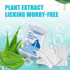 Pet Hair Remover Mitt Disposable Cleaning Gloves for Dogs and Cats