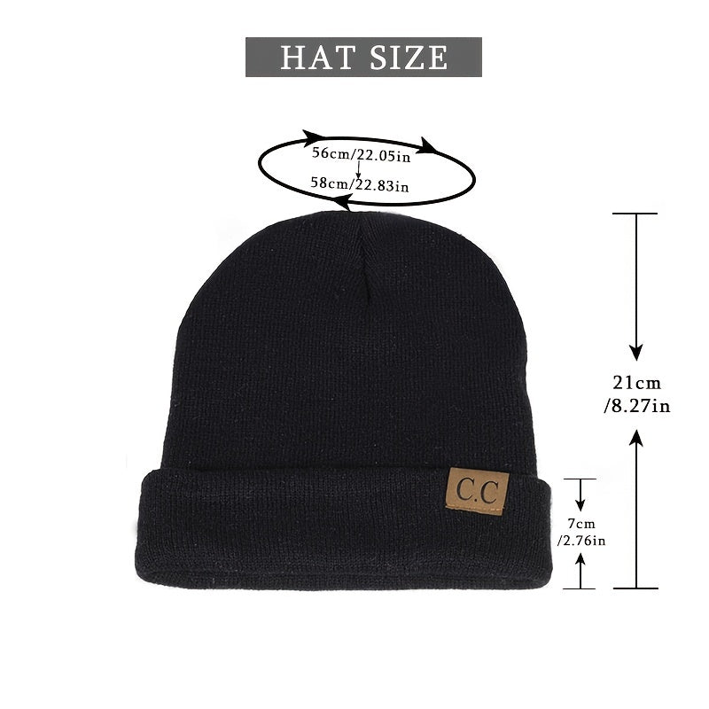 Warm Soft Winter Hats Knit Beanie Hat Warm Skull Cap Unisex Gift